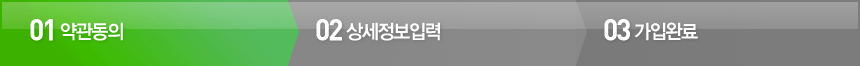 회원가입 3단계 중 01.약관동의 단계